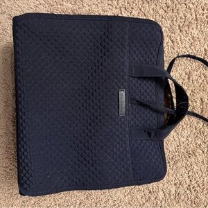 Vera Bradley Navy Quilted Travel Bag